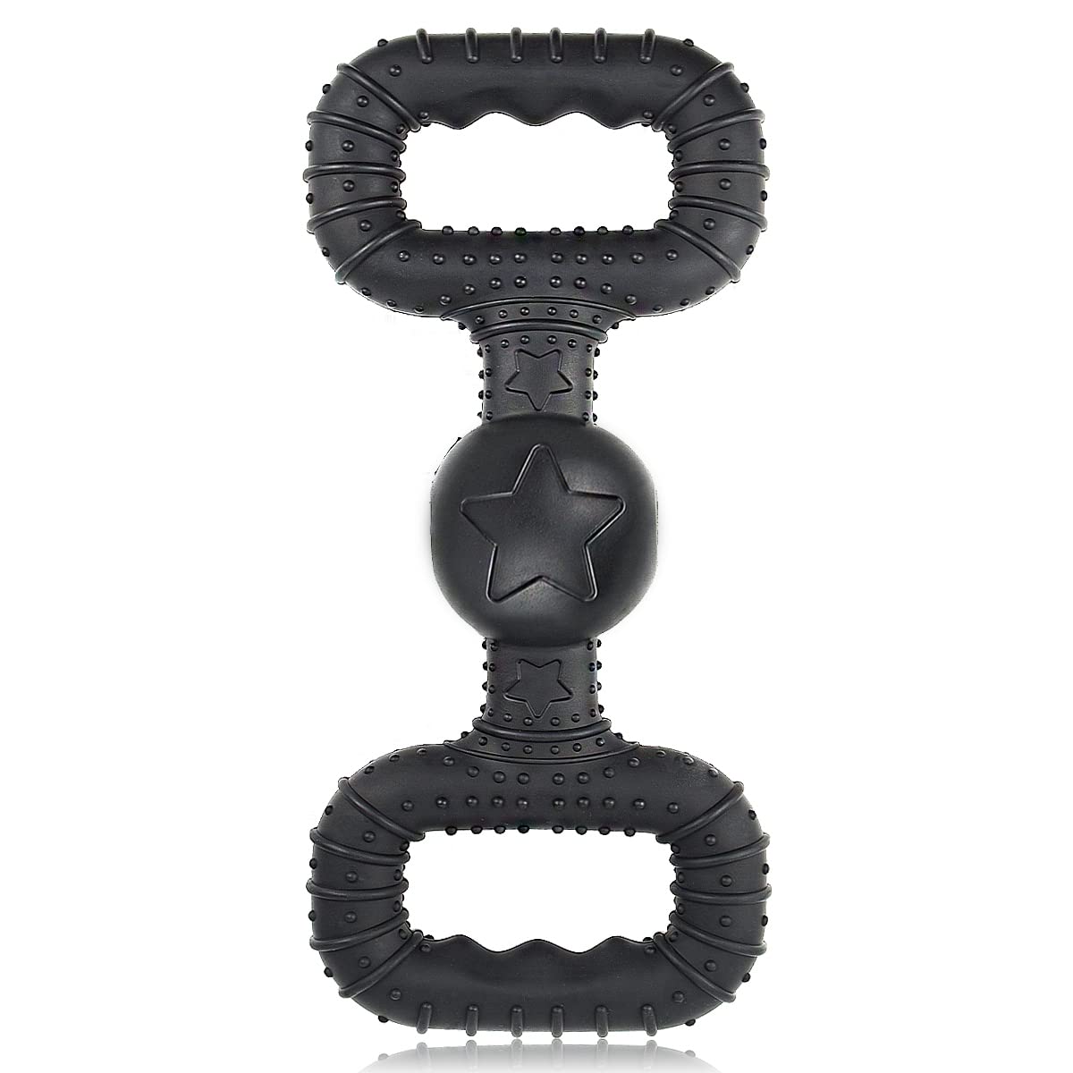 BiteKing natural rubber dog toy close-up texture shows durability for large chewers.