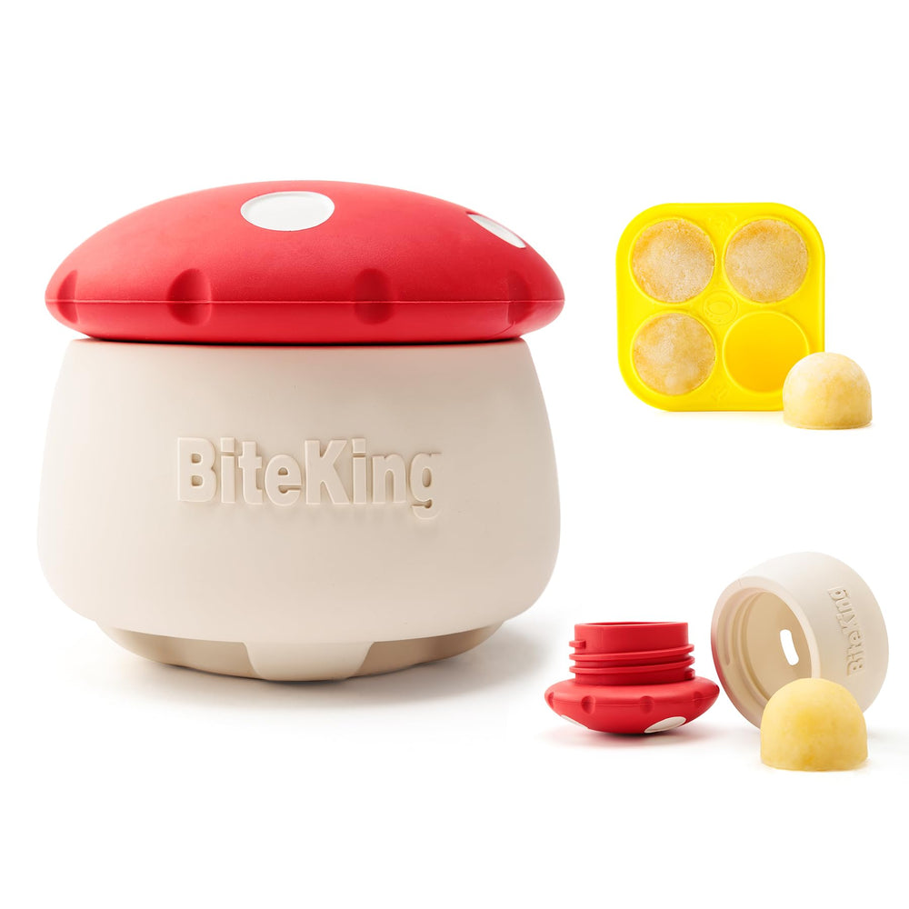 BiteKing natural rubber toy close-up chew for durable play and teething.