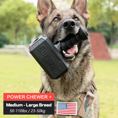 BiteKing treat-dispensing hollow toy ideal for kibble or peanut butter.