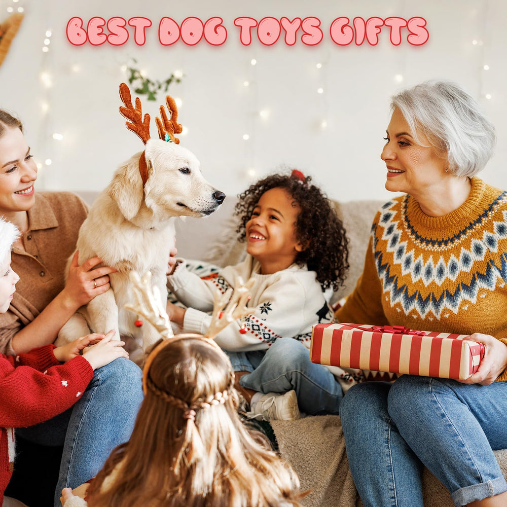 BitPeUG Christmas dog toy includes an internal whistle for extra play cues.