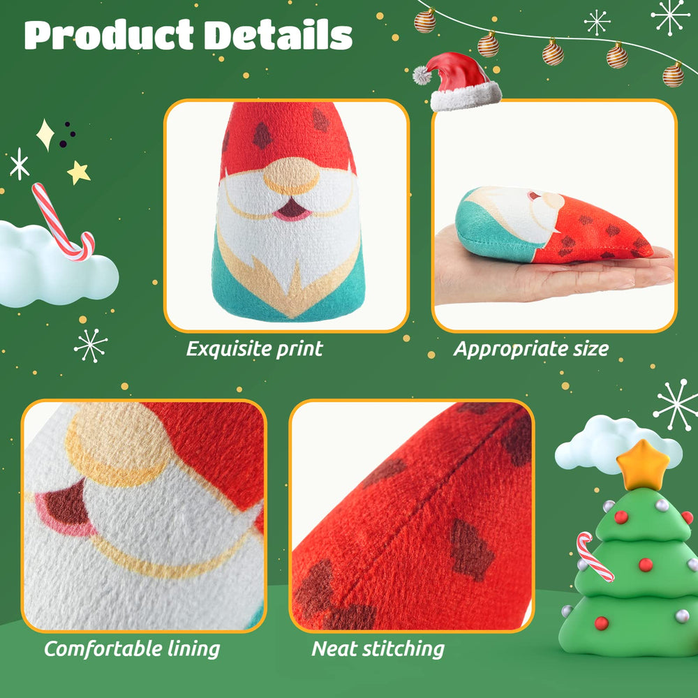 Biubiucat holiday catnip toy pack scene conveys interactive play during festive season.