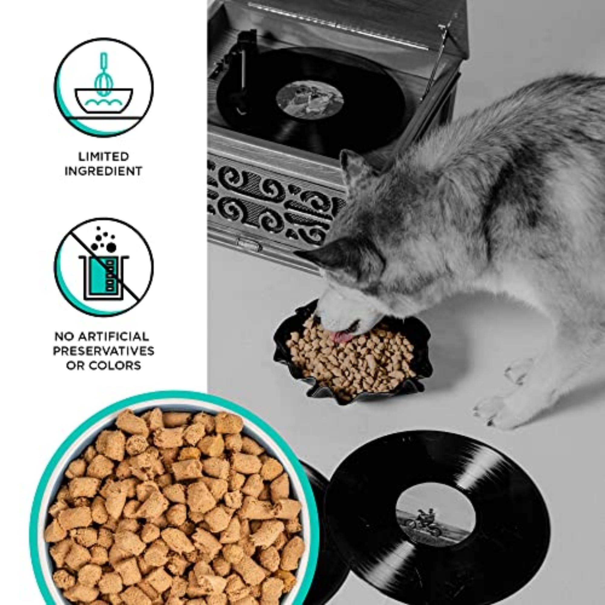BIXBI Rawbble 95% meat and organs emphasis on protein-rich nutrition