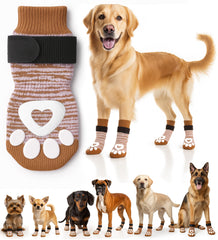 Bixie anti-slip dog socks floor-grip provide secure traction on hardwood floors for confident indoor movement