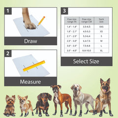 Bixie anti-slip socks prevent paw licking with secure coverage