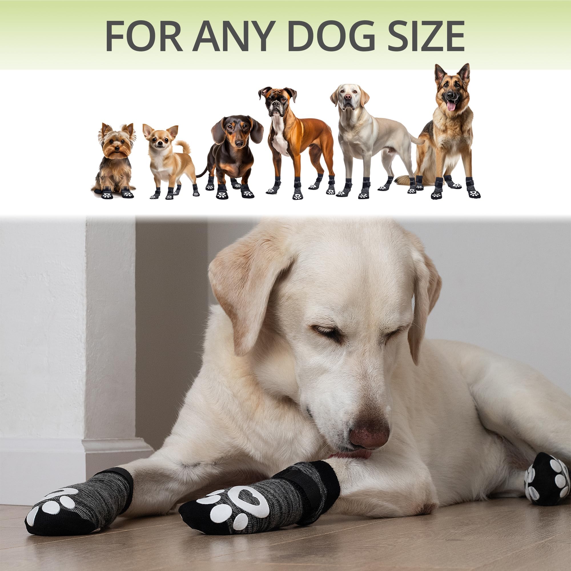 Bixie socks offer a better fit than standard booties on slippery floors.