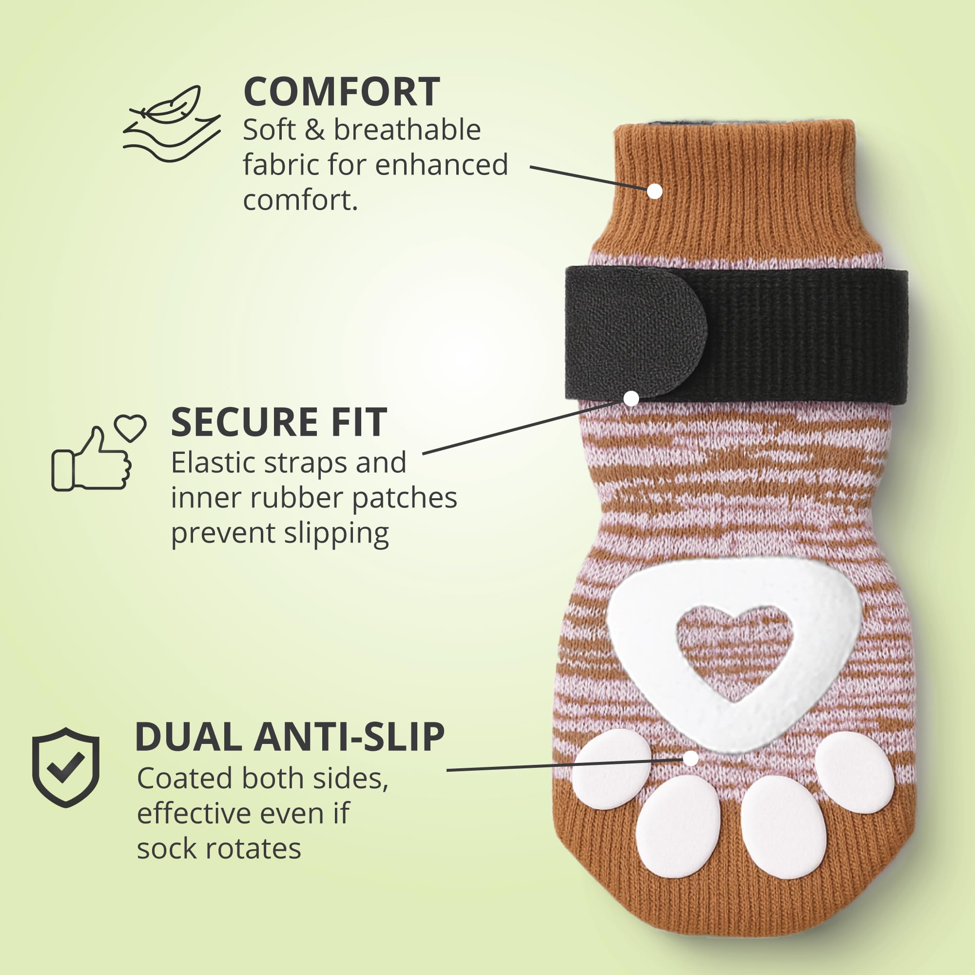 Bixie paw-protection socks for outdoor walks on hot pavement.