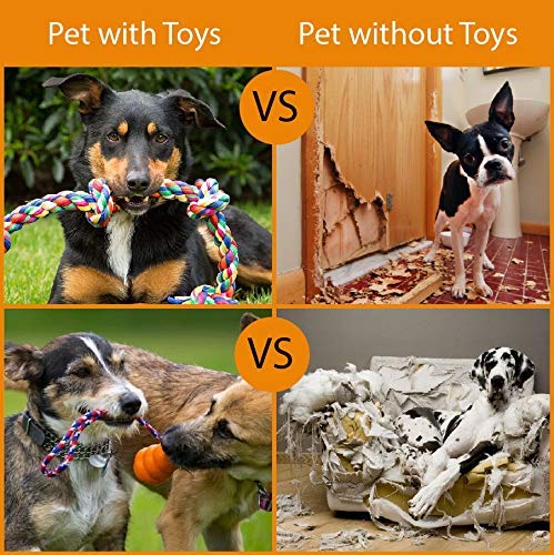 BK PRODUCTS LLC dental-friendly rope toy helps reduce plaque while your dog plays