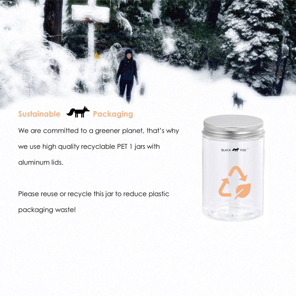 BLACK FOX treats under 2 kcal per piece for portion-friendly rewards.