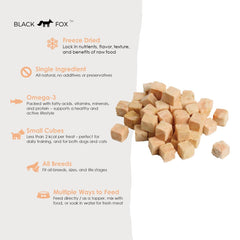 BLACK FOX training treats for dogs and cats support positive reinforcement during training.