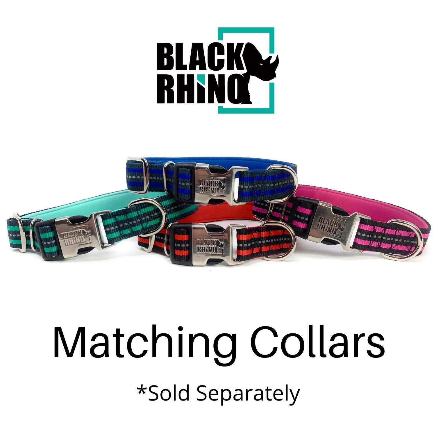 Black Rhino aqua-gray colorway leash stands out with practical everyday functionality