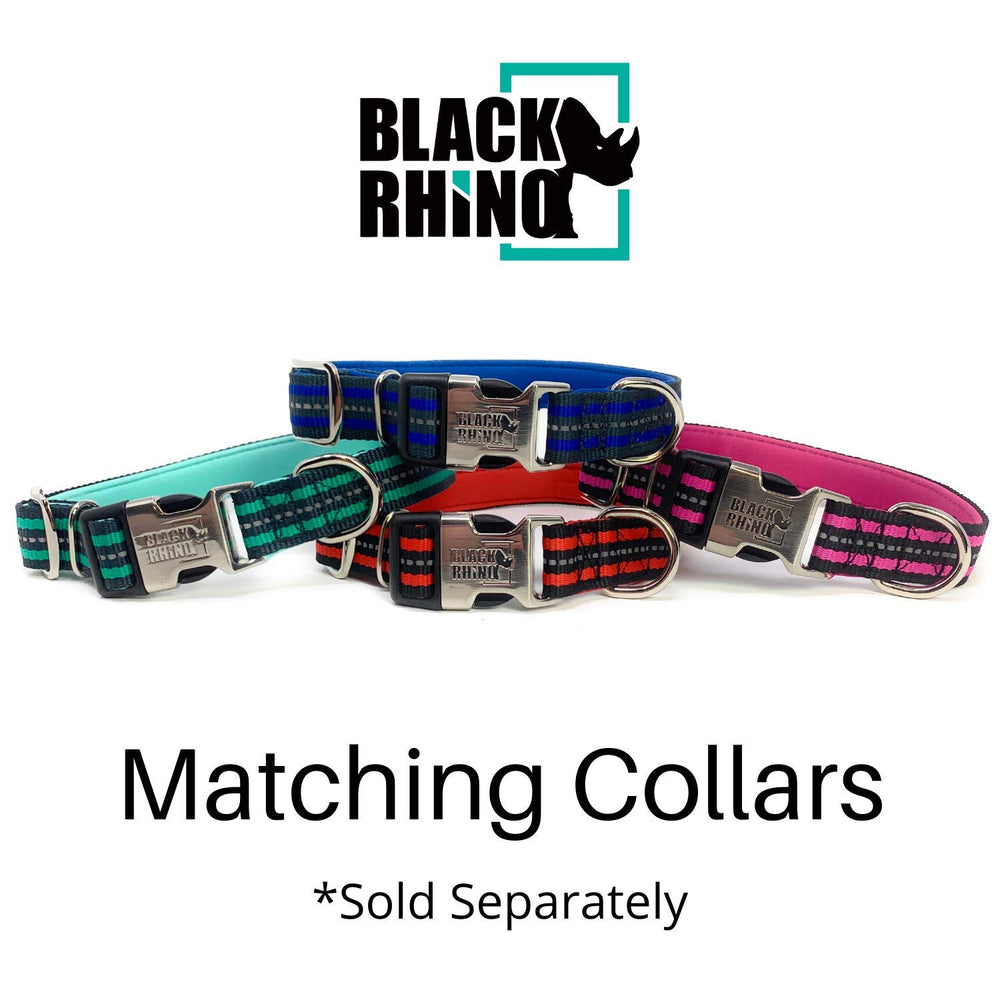 Black Rhino aqua-gray colorway leash stands out with practical everyday functionality