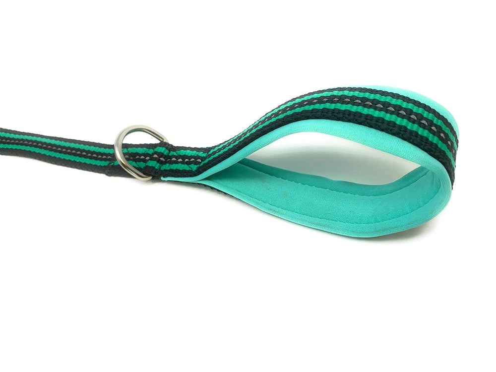 Black Rhino reflective night-walk leash improves visibility for safety after dark
