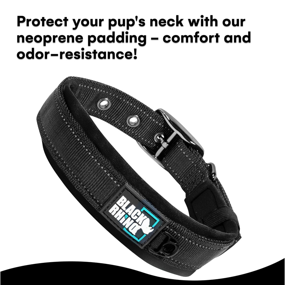 Black Rhino neoprene padding provides soft, quick-dry comfort for long outdoor play.