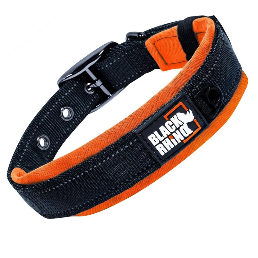 Black Rhino orange and black colorway boosts daytime visibility and style.