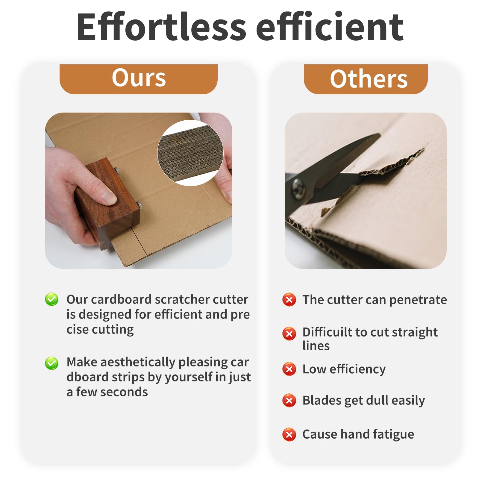 Cat-scratch-board-cutter green-packaging highlights eco-friendly materials