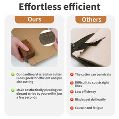 Cat-scratch-board-cutter green-packaging highlights eco-friendly materials
