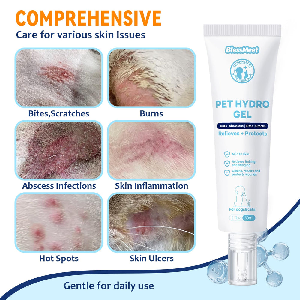 Blessmeet breathable barrier gel visual illustrating protective wound shielding.