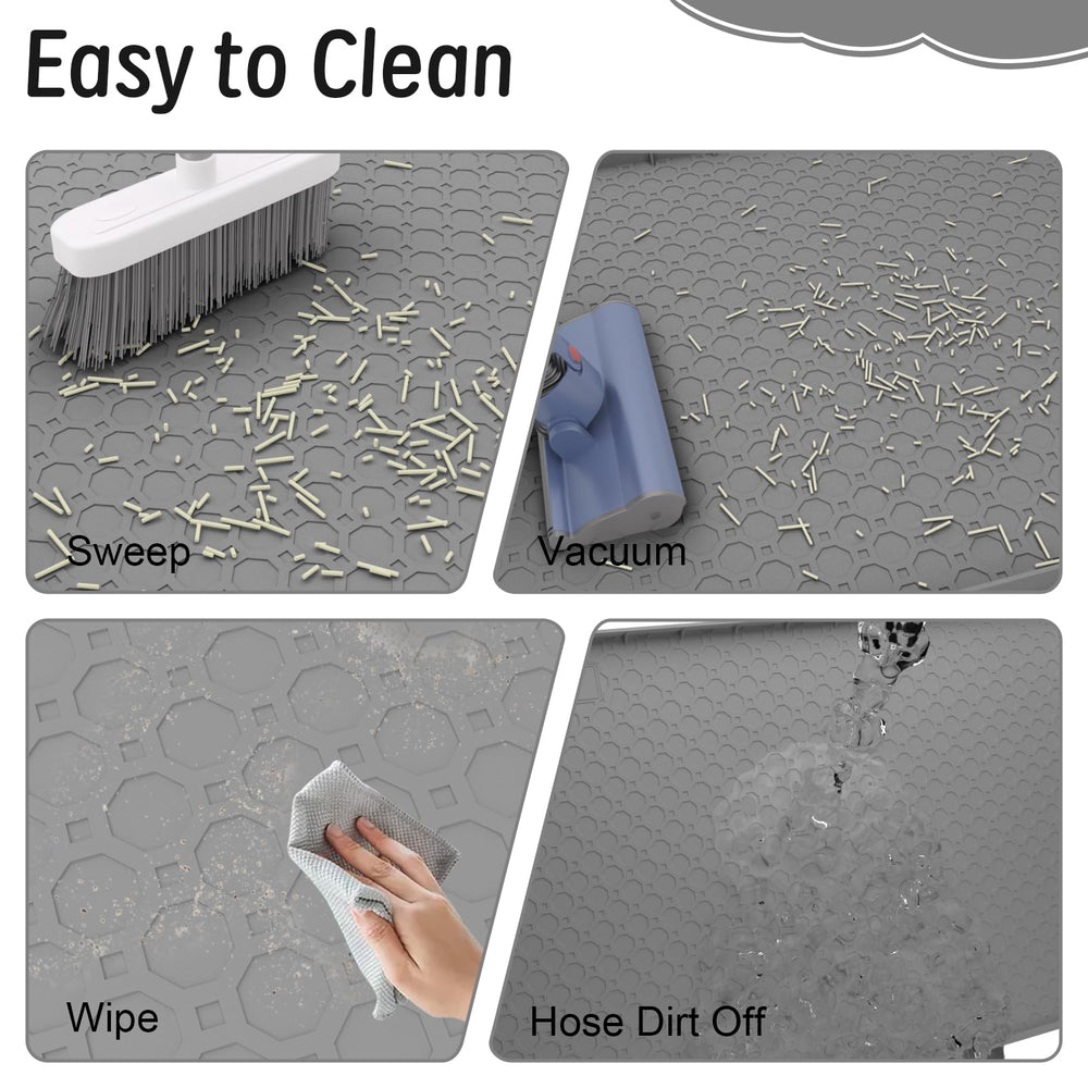 BLESWIN silicone mat paw-friendly surface for cats to walk on