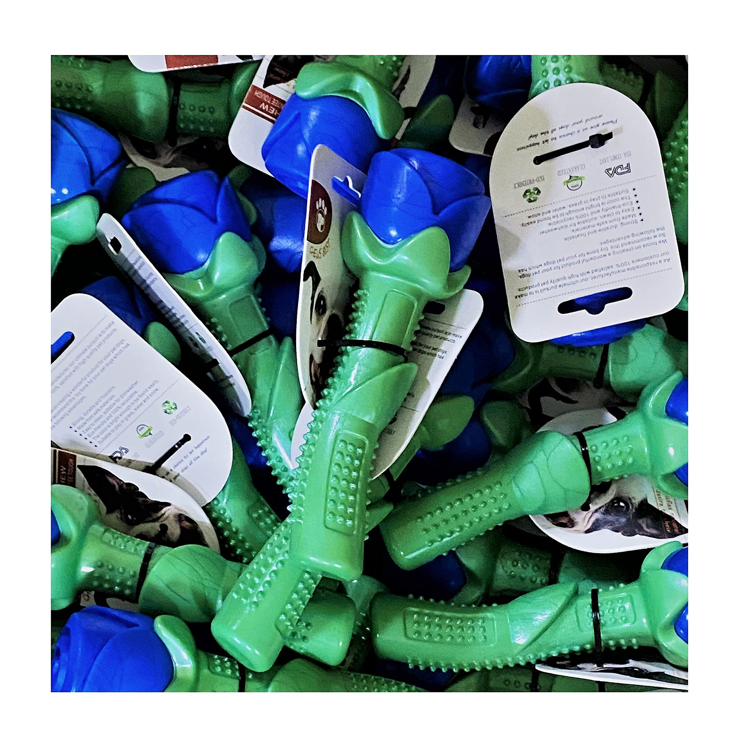 Blingbrione dog chew toy soothes anxiety by channeling energy into play.