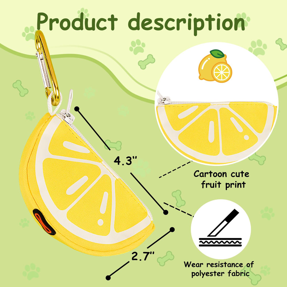 BlissBud lemon shape leash attachment shown as stylish easy bag access