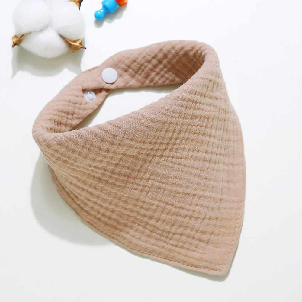 BlissBud solid color dog scarf adjustable-buckle detail highlights easy wear