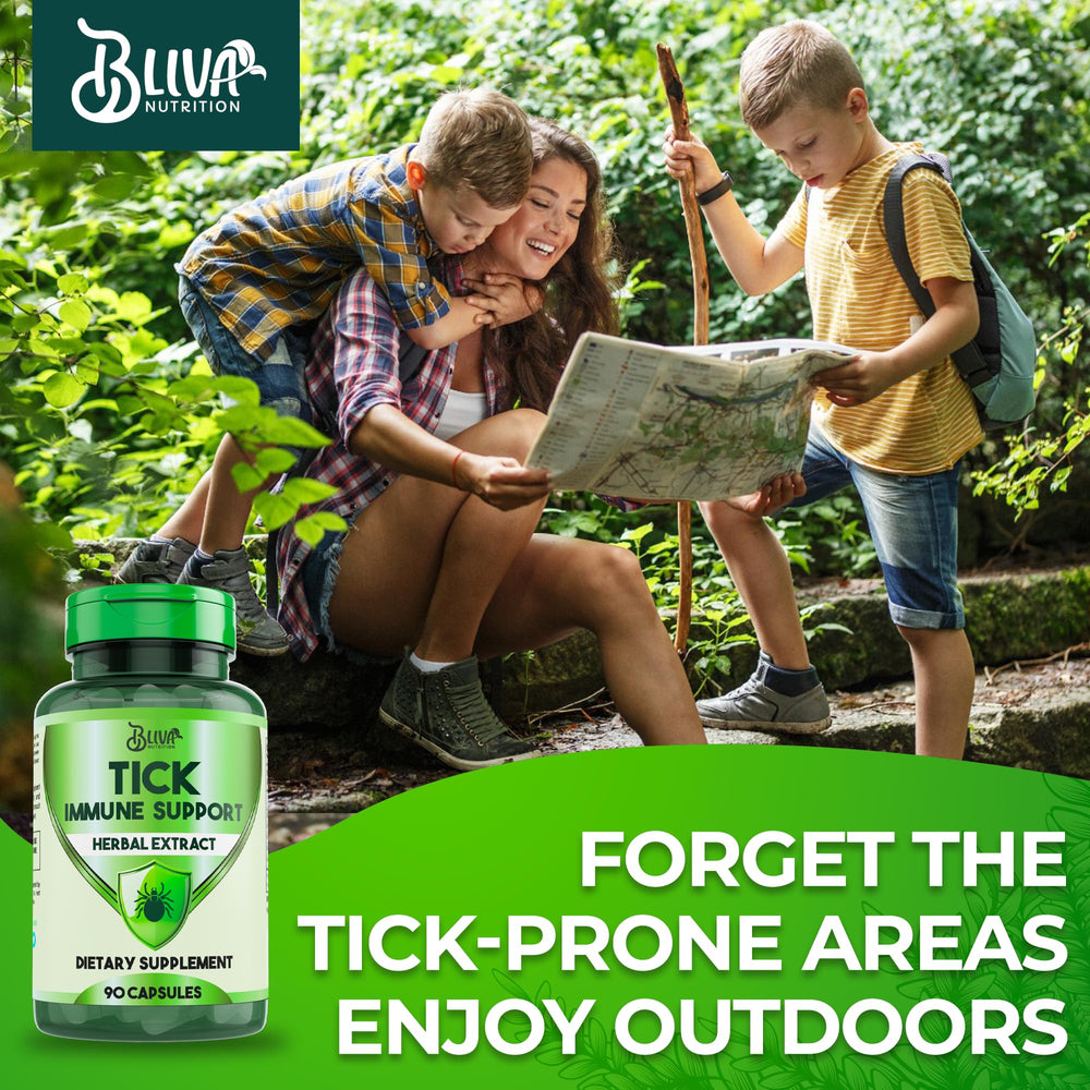 BLIVA Tick Immune premium label captures purity and potency at a glance.