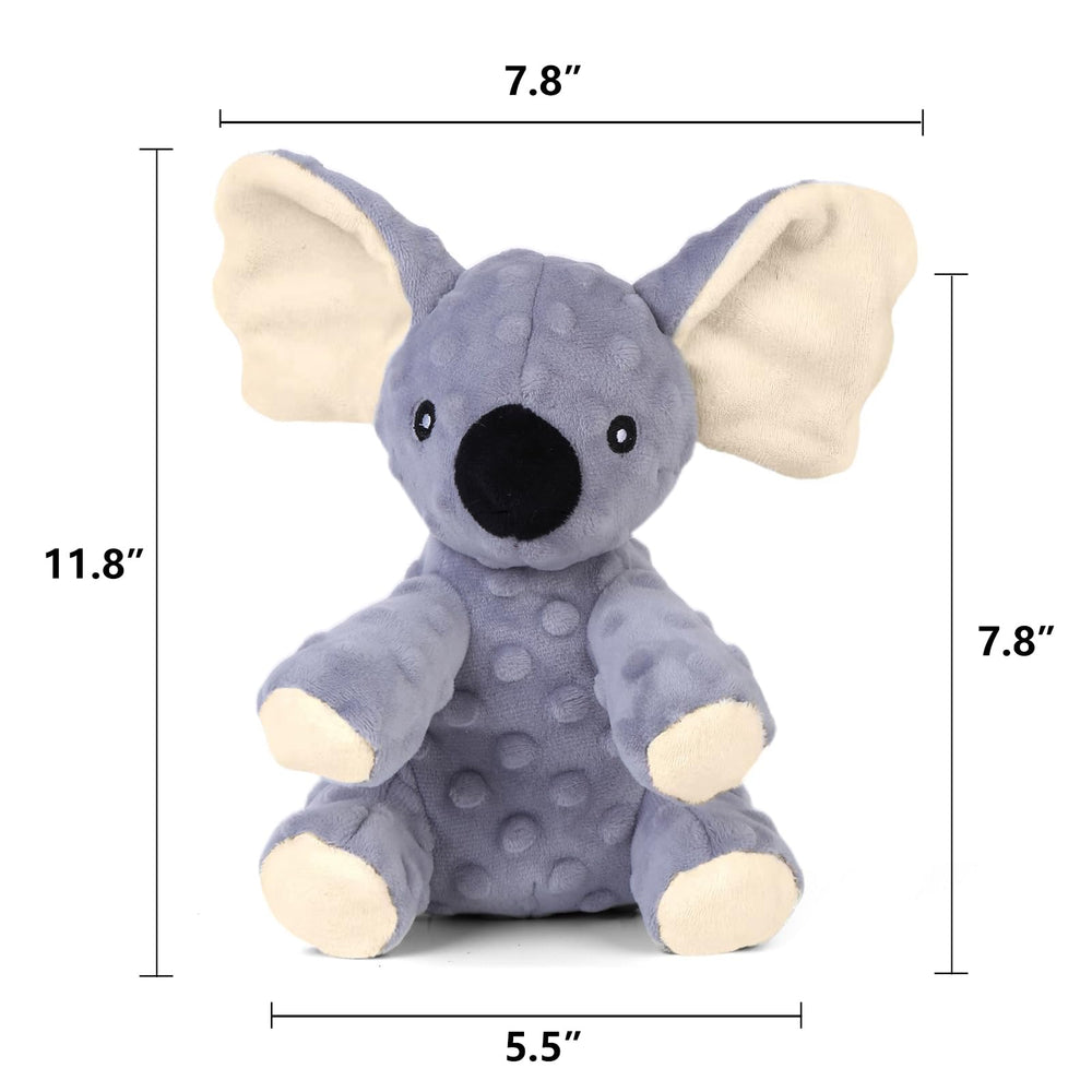 Blnboimrun koala plush provides safe chewing and gentle teething massage.