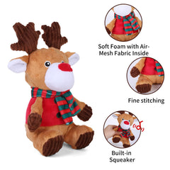 Blnboimrun puppy plush teething toy with soft cotton for gentle relief
