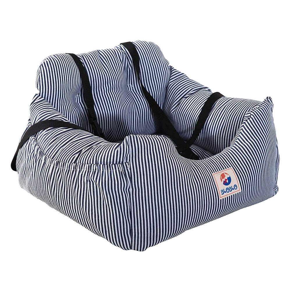Bloblo dog car seat booster side storage pockets offer practical travel organization.