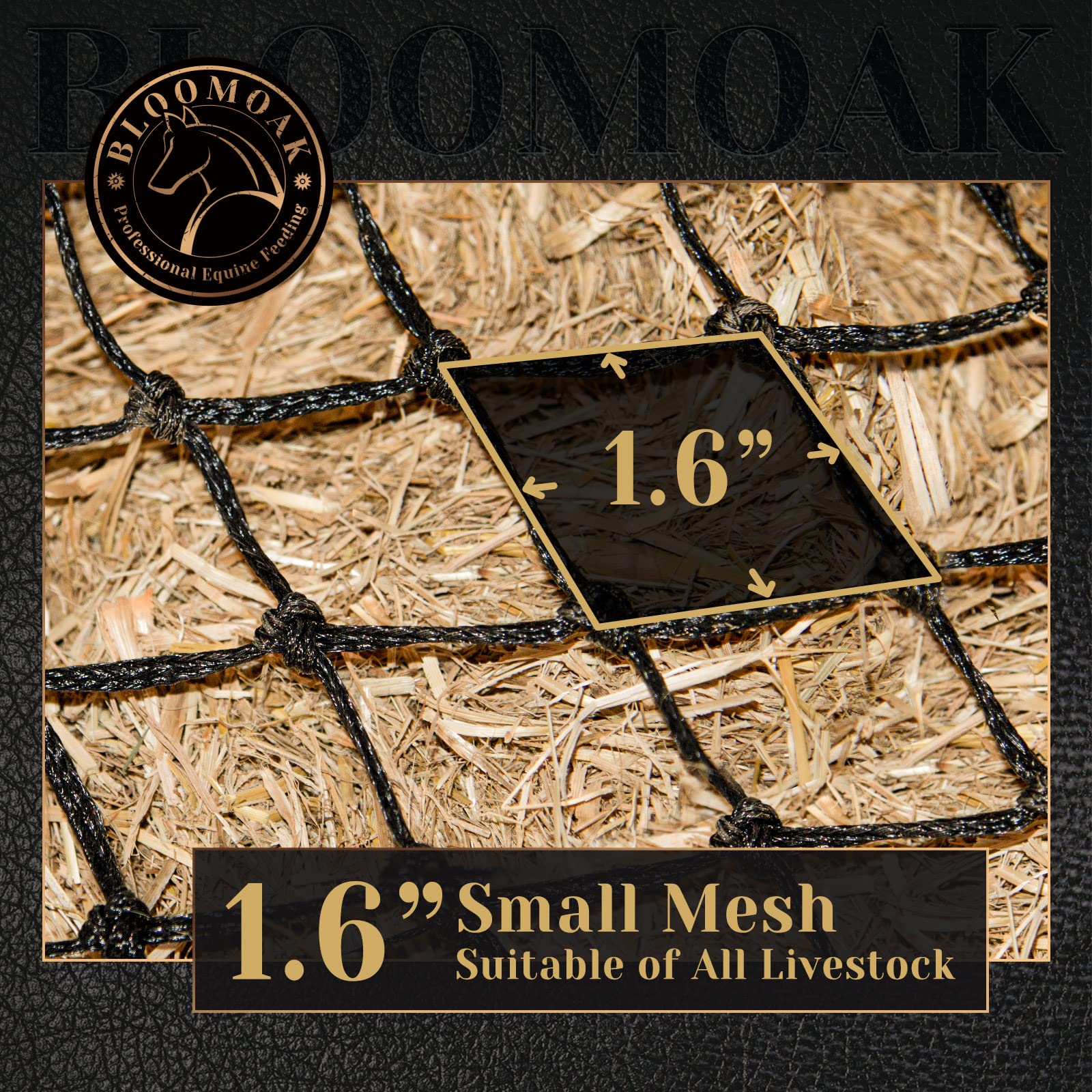 Bloomoak handwoven 8-strand net highlights durability.