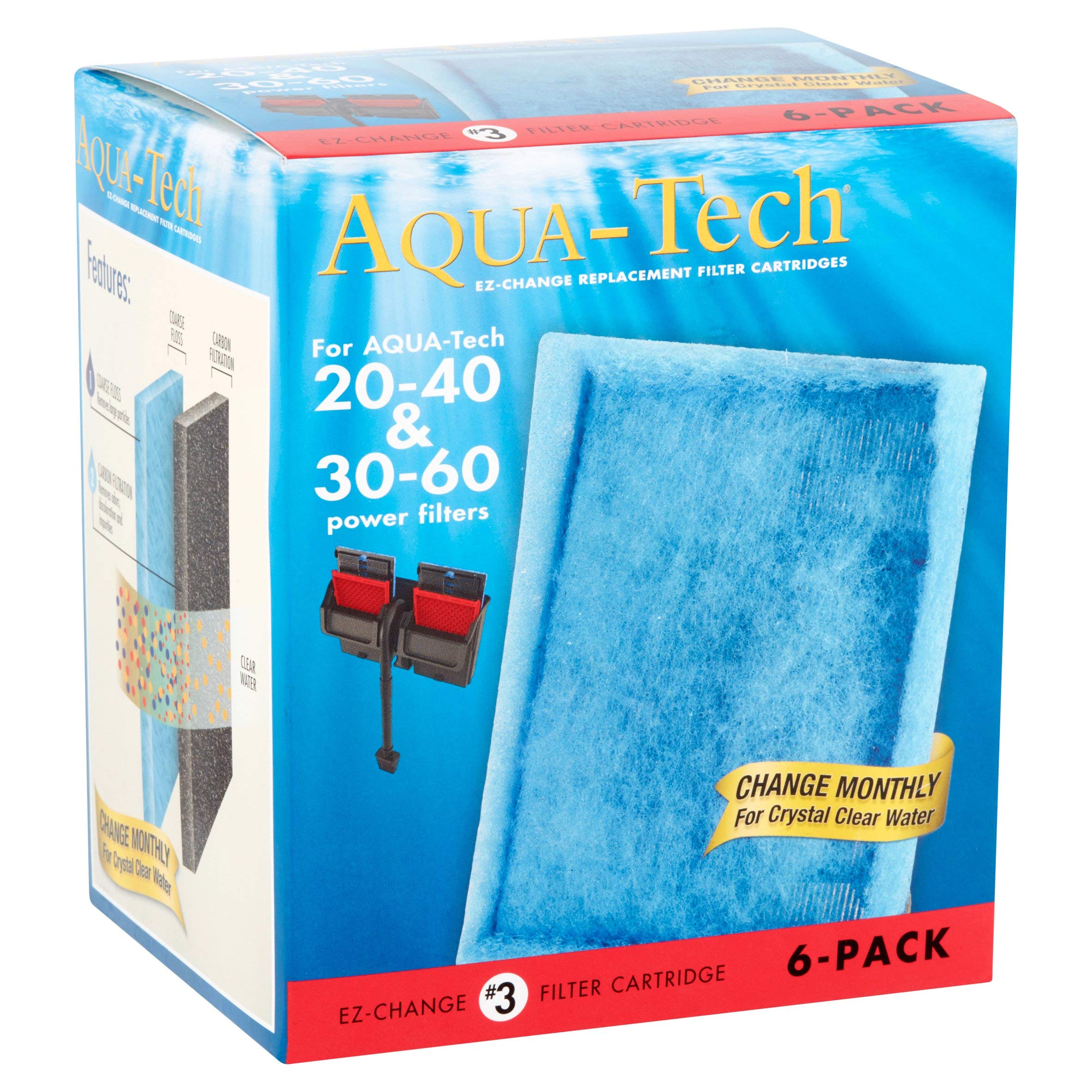 BlossomZ Aqua-Tech EZ-Change 3 filter pack ready for quick replacement and clearer water