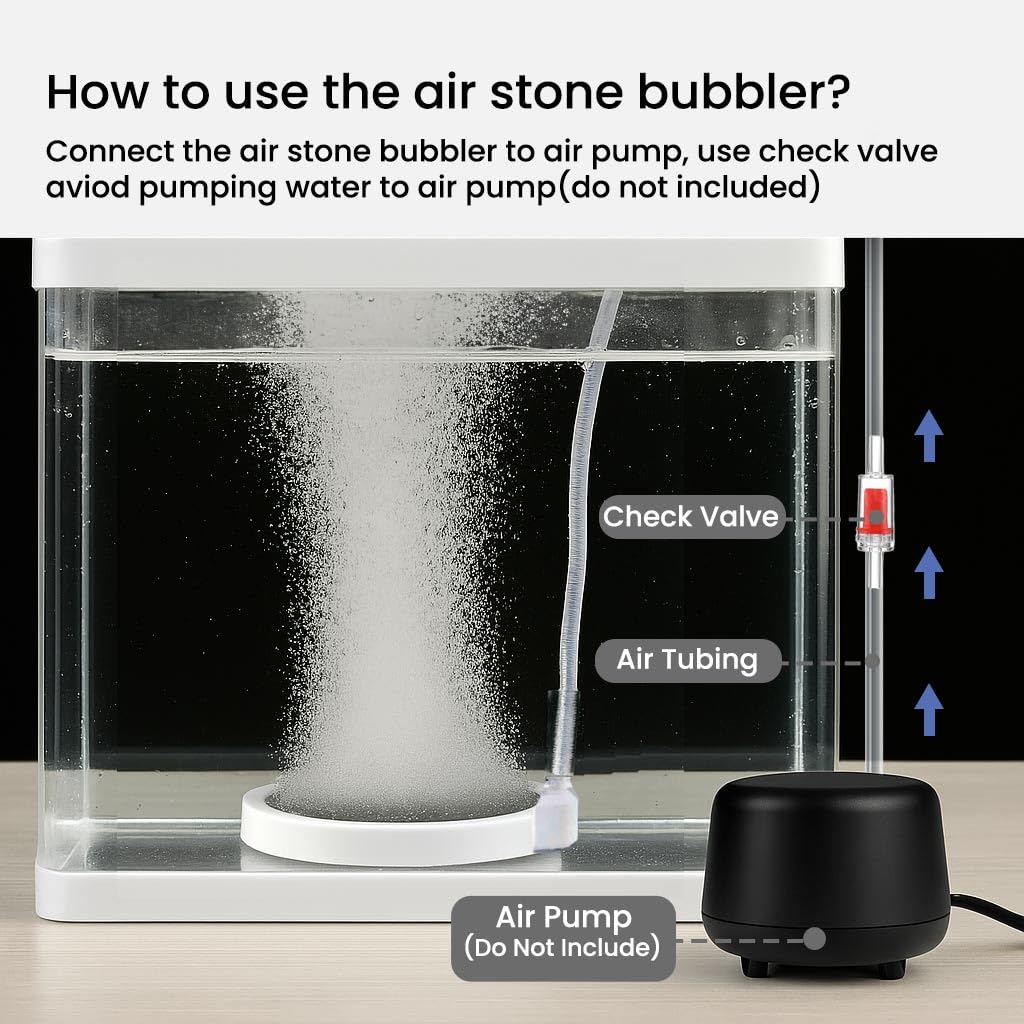 BLOTFISH air stone with dirt-resistant surface designed for longevity