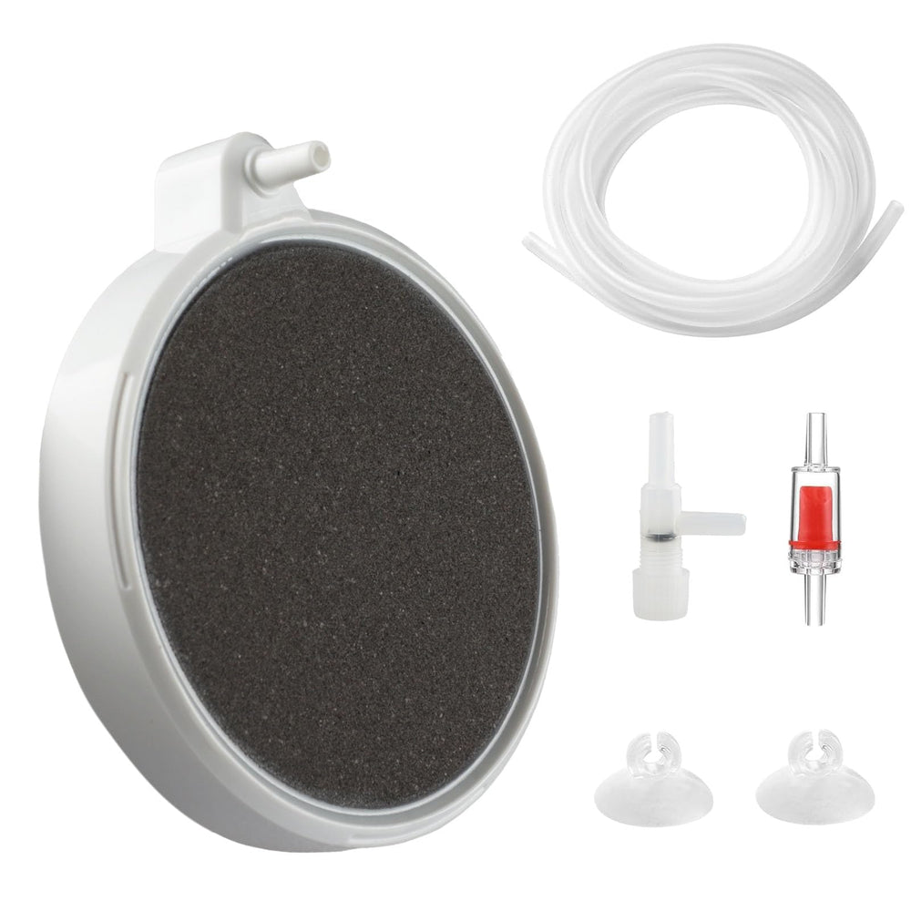 BLOTFISH suction cups securing diffuser to tank wall for stability