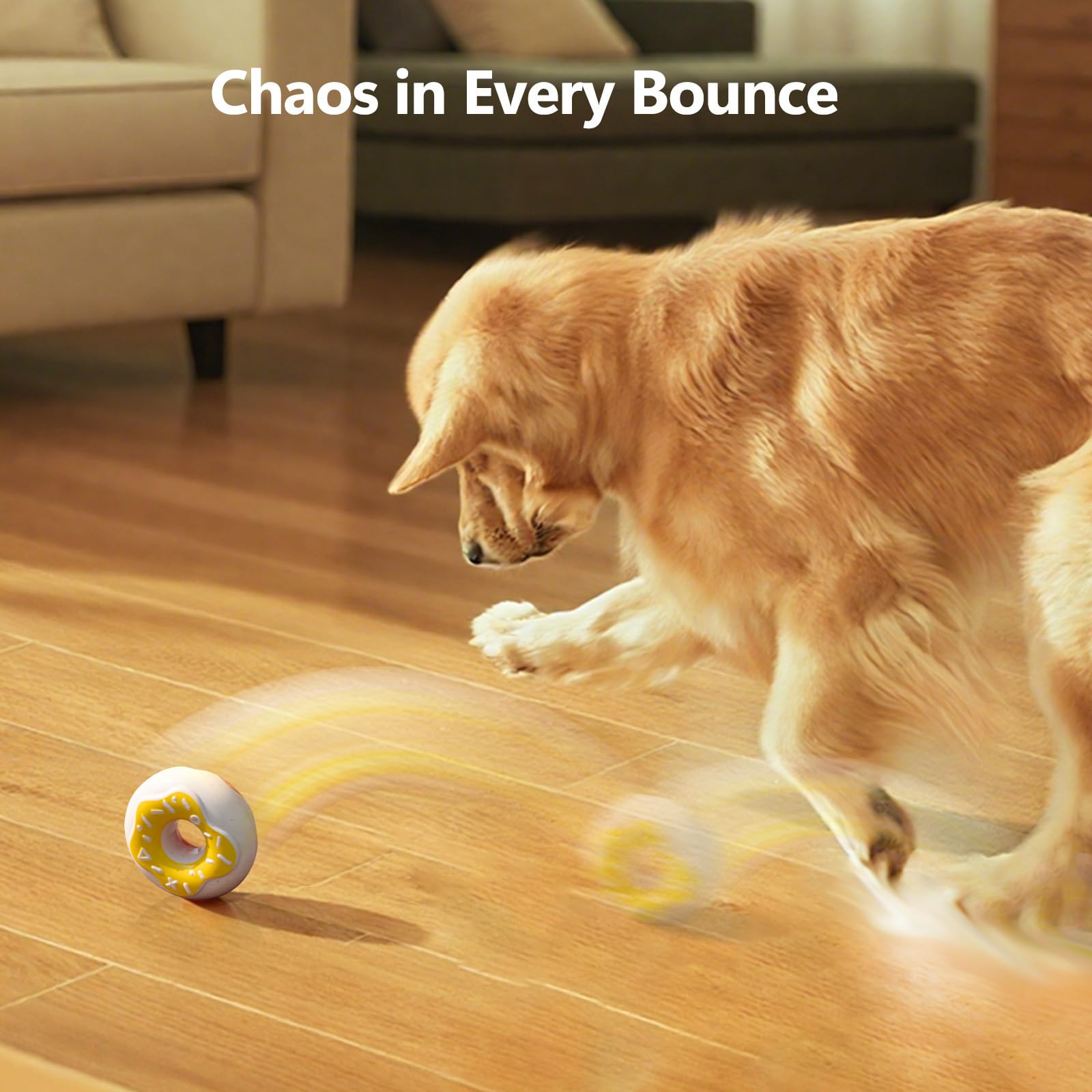 BluBrk donut toy scented with a milky scent to entice dogs
