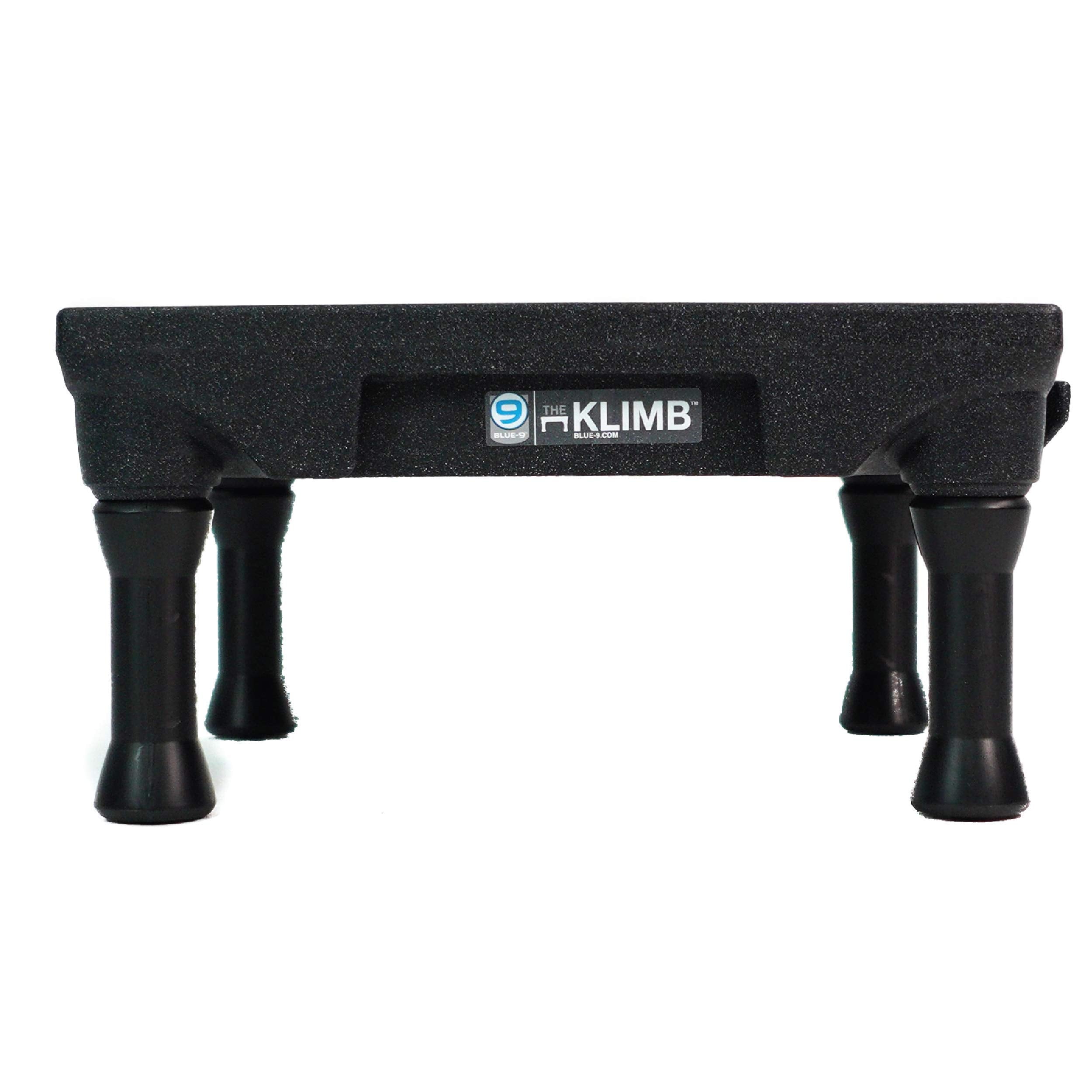 Blue-9 KLIMB deck with PawGrip surface for confident footing during training sessions.