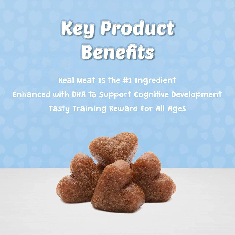 Blue Bits real-beef-first-ingredient spotlights beef-forward nutrition for rewarding good behavior.