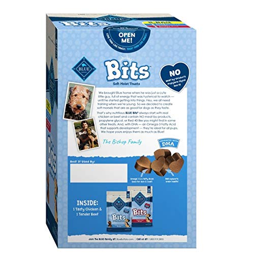 Blue Buffalo Blue Bits treats dog trainer reward shot for training sessions