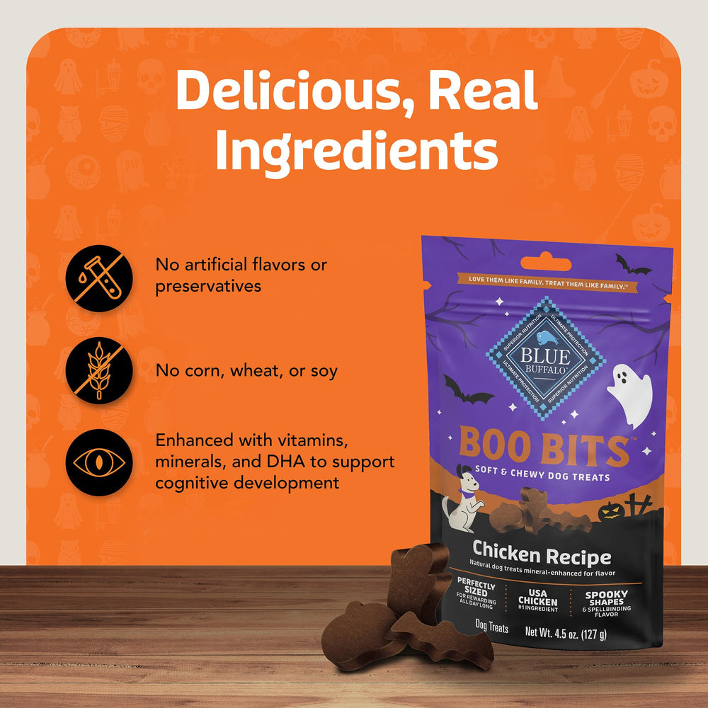 Blue Buffalo Boo Bits puppy-friendly bite-sized pieces for small dogs