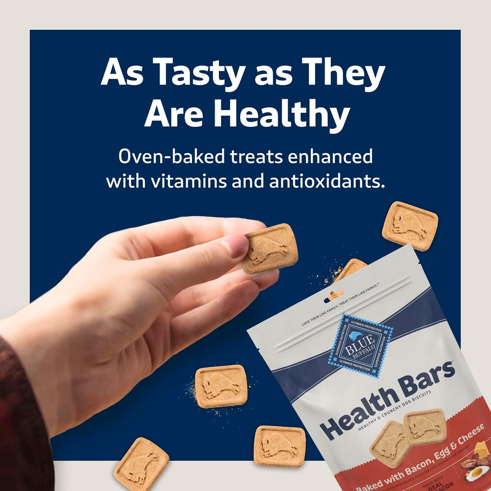 Blue Buffalo Health Bars 16oz bag packaging for easy storage