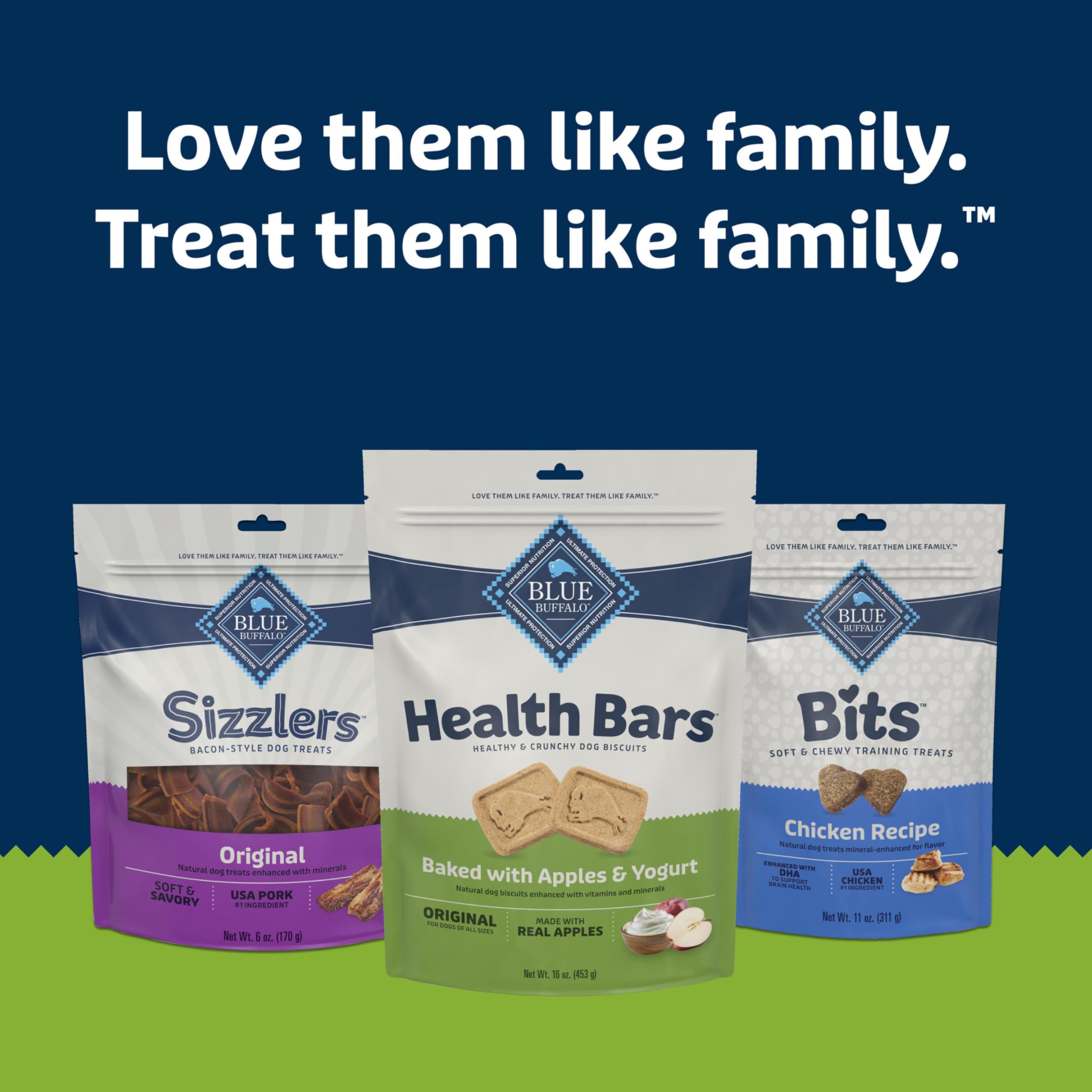 Blue Buffalo Health Bars are easy to break for training portions and rewards
