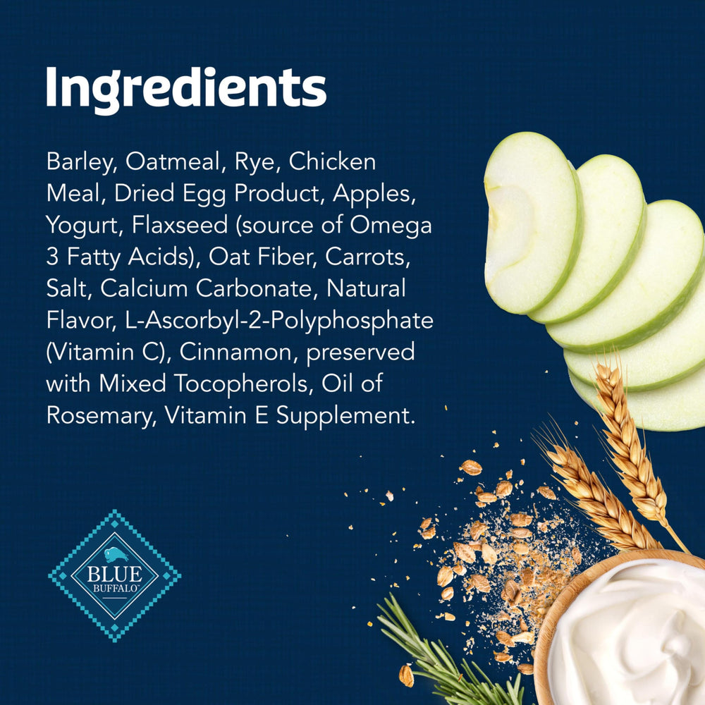 Blue Buffalo Health Bars contain no corn, wheat, or soy