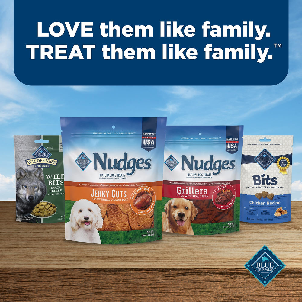 Blue Buffalo Nudges Jerky Bites perfect for everyday rewards and training