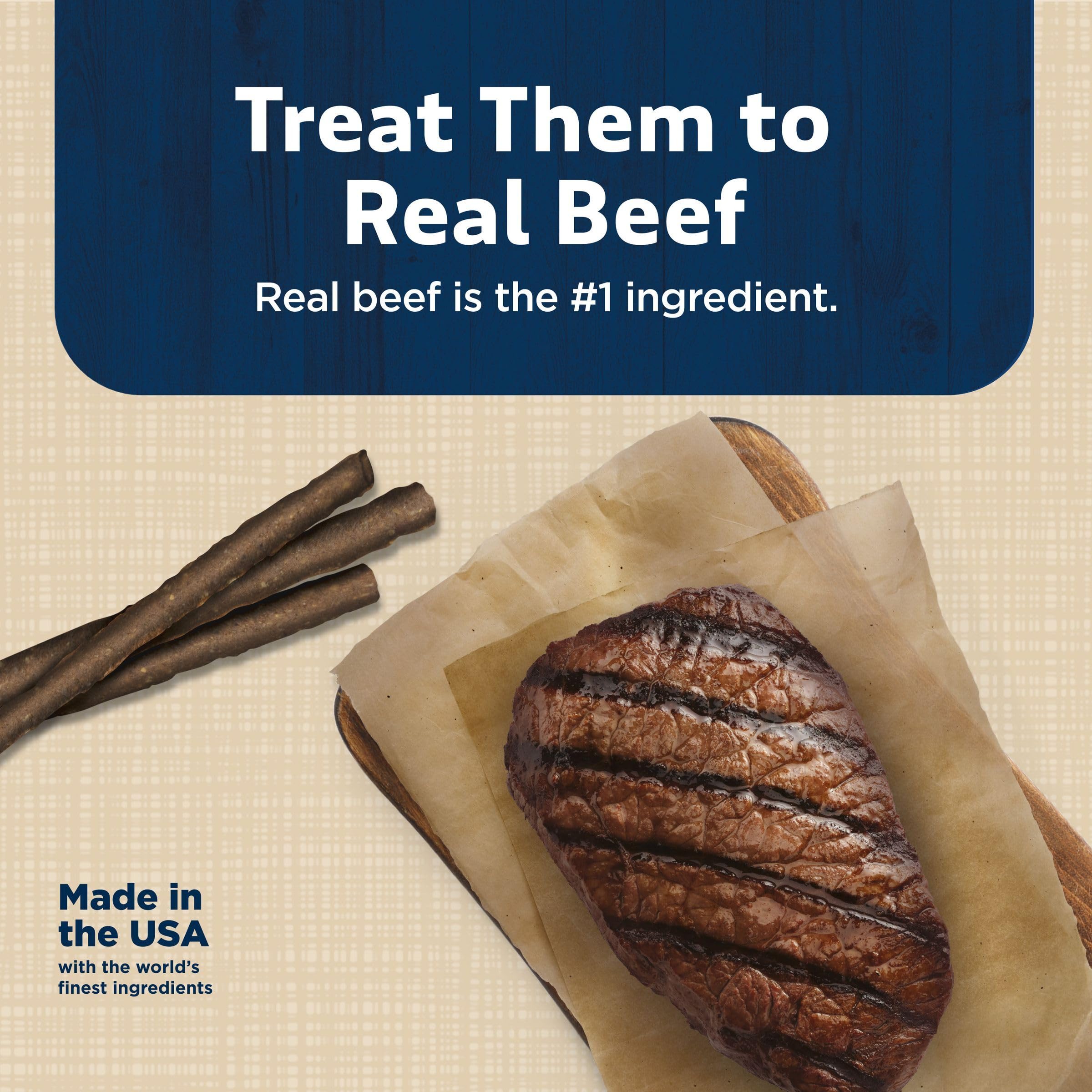 Blue Buffalo Stix Beef Recipe breakable pieces training use demonstrates portionable bites for small dogs
