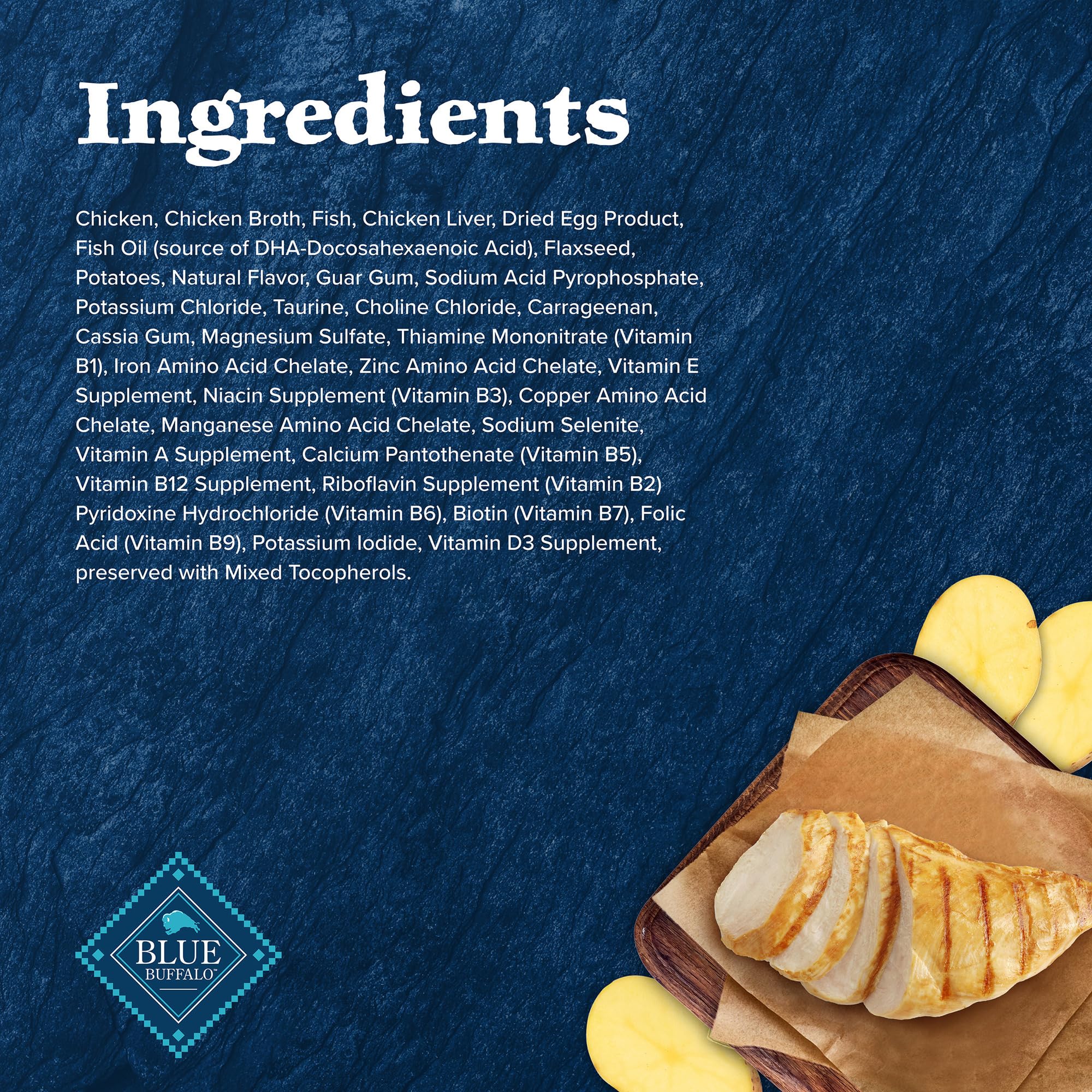 Blue Buffalo Wilderness high-protein kitten food closeup