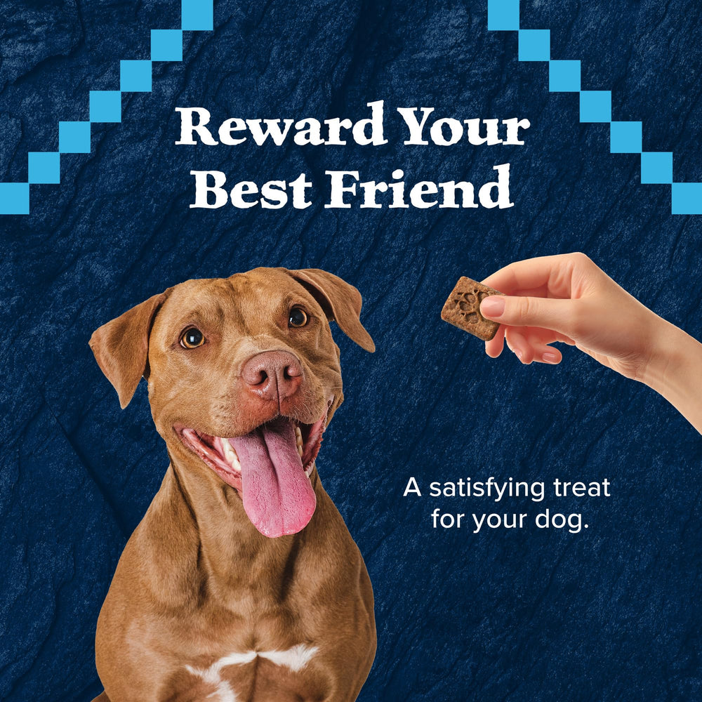 Blue Buffalo Wilderness Trail Treats 24oz bag clearly shown for shared family treats