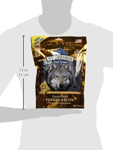 Blue Buffalo Wilderness Trail Treats crunchy texture biscuit emphasizing satisfying chew for dogs