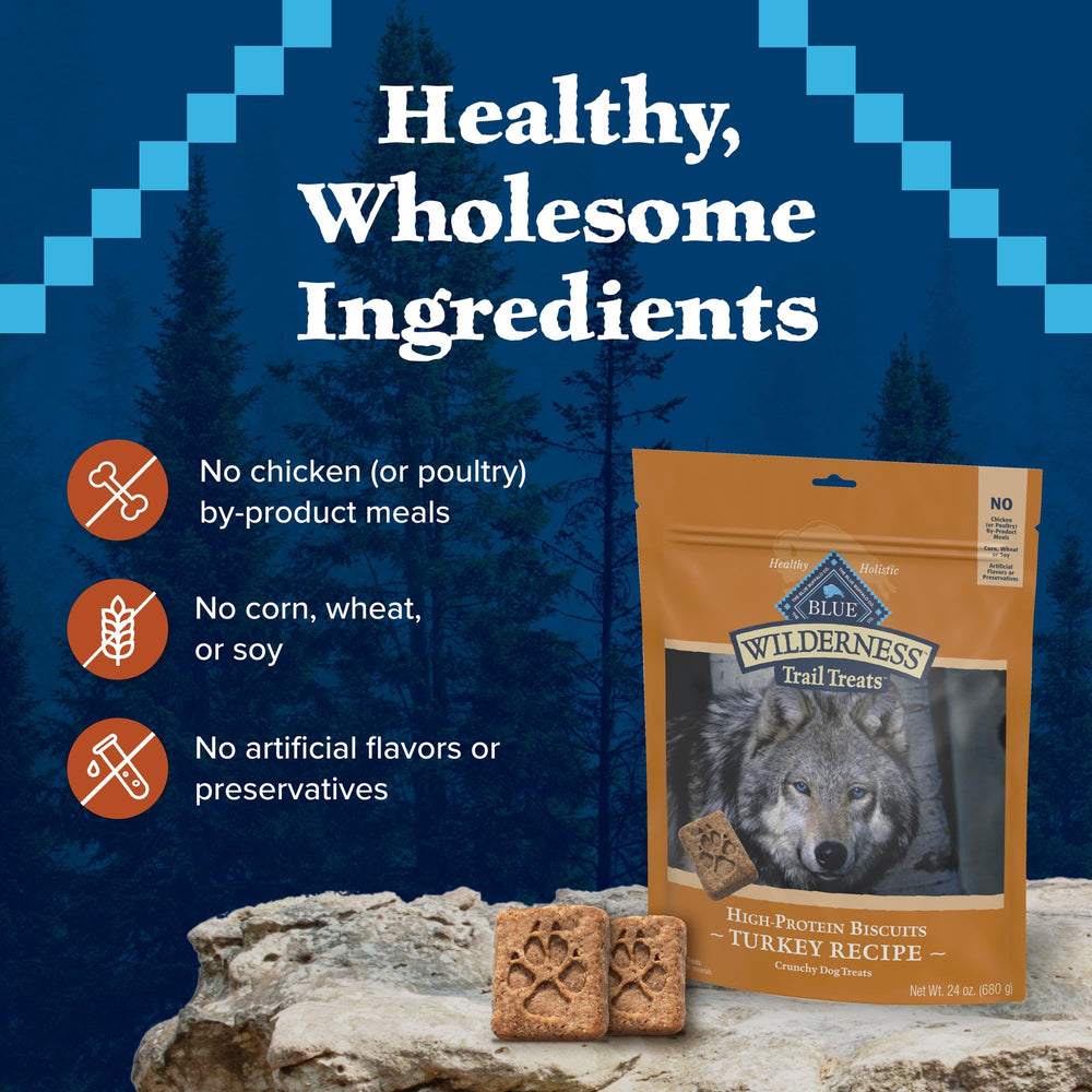 Blue Buffalo Wilderness Trail Treats on-the-go dog snack perfect for short walks