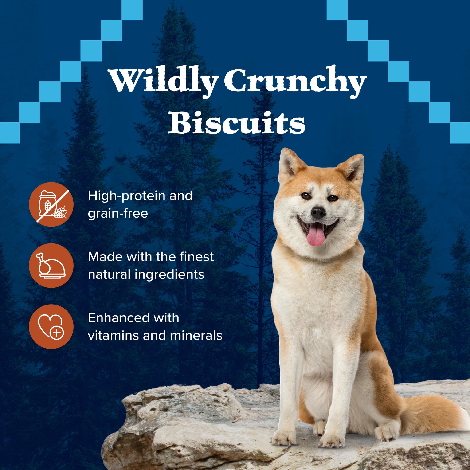 Blue Buffalo Wilderness Trail Treats wholesome ingredients emphasis no corn or soy