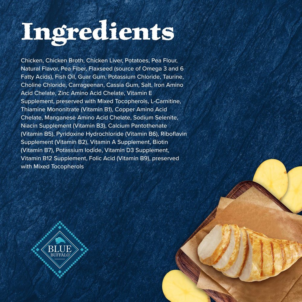Blue Buffalo Wilderness grain-free can image communicates corn wheat soy-free goodness