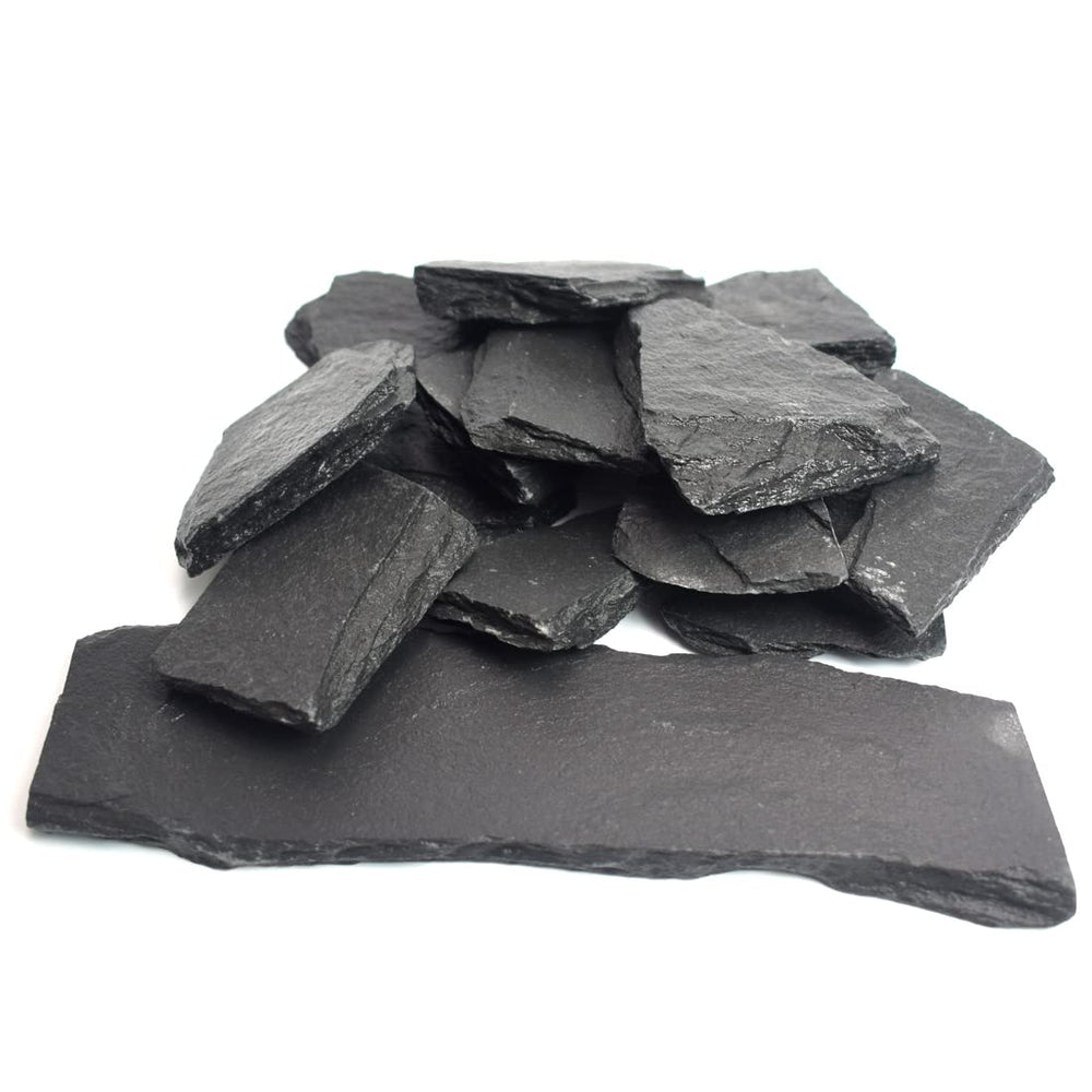BLUE HANDCART slate 2-to-3-inch pieces ideal for creating caves and walkways.